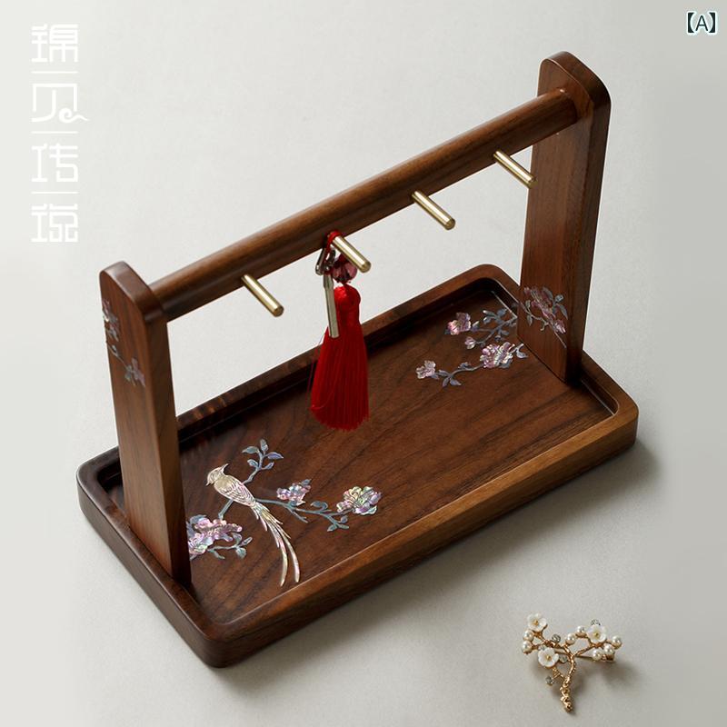 キースタンド 鍵置き 木 キーフック おしゃれ 小物 アクセサリー 収納 ラック 装飾 リビング ボックス トレイ 無垢材｜おうち健康生活