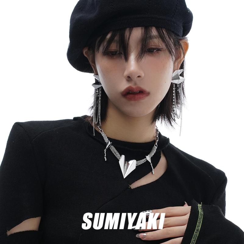 ネックレス レディース メンズ アクセサリー かわいい おしゃれ ラブ ハート チェーン シルバー