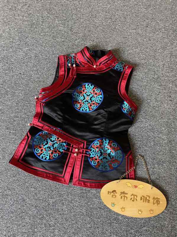 モンゴル 衣装 民族 舞踊 エスニック 仮装 ローブ 短服 トップス ベスト コスプレ パフォーマンス ファッション 舞台