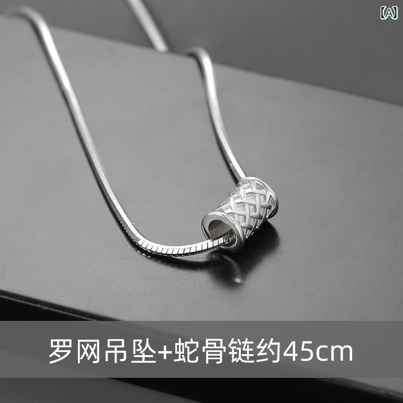ネックレス メンズ アクセサリー ファッション おしゃれ チェーン ヒップホップ ペンダント プレゼント シルバー