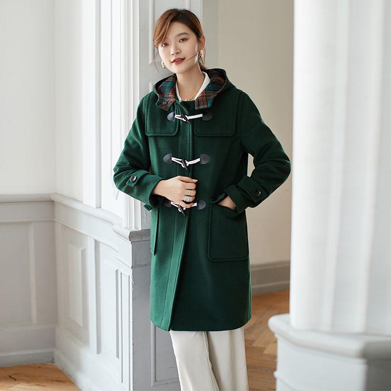 楽天市場】ダッフルコート レディース アウター ミドル丈 ロング 秋冬