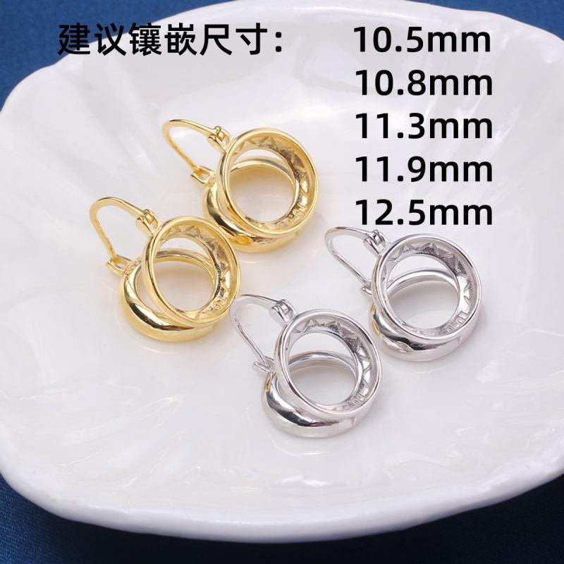 空枠 部分品 ピアス イヤリング 佩び物 今めかしい DIY パール S925 スターリングしろがね色 分かりやすい ダブル ビーズ メープル 小さめ 雅びやか レディース