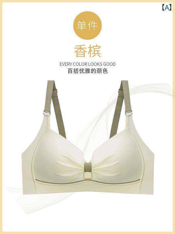 下着 レディース 貧乳 シームレス プッシュアップ 大きく ノンワイヤーブラ 着痩せ 美 背中 横 胸 垂れ 防止 ブラ 4,550円