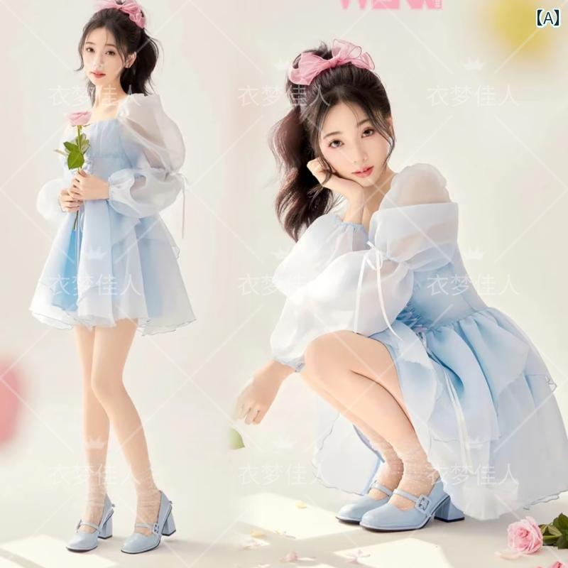 ドレス レディース 撮影 フォト 思い出 記念 ウェデング 結婚式 コスプレ アート スタジオ 韓国 絵画 遊び心 女の子 服 パーソナル アート｜おうち健康生活