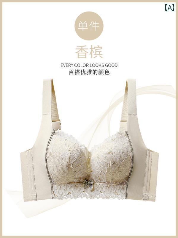 下着 レディース 貧乳 セクシー レース 薄手 涼しい 垂れ 防止 ノンワイヤー副胸 補正 ブラ 調節可能 ブラ