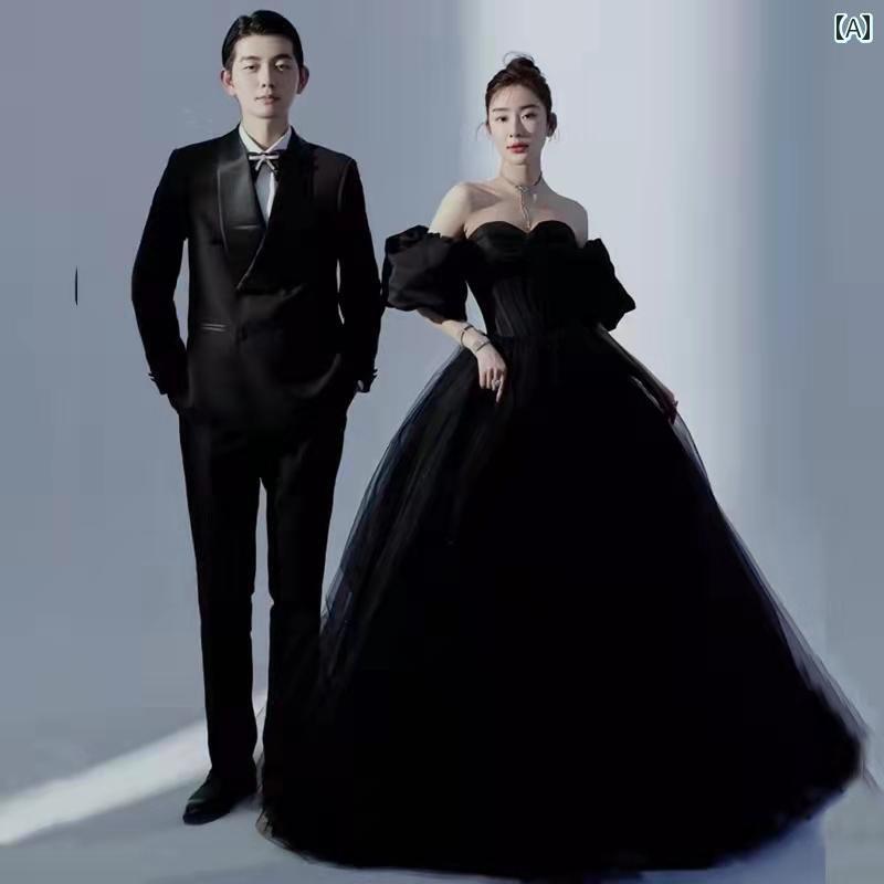 映画化 御召しもの 活動写真 写真絵 不死化 コスプレ 工芸 引き出物 韓国 派手 ガーゼ レトロ パフ衣手 熱電子管 トップス ウェデング 尾 黒いこと