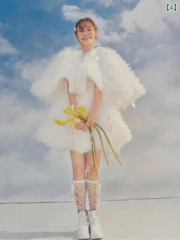 撮影 ドレス 写真 フォト 記念 コスプレ アート 思い出 プリンセス 韓国 芸術 フレッシュ カップル 結婚式 プライベート