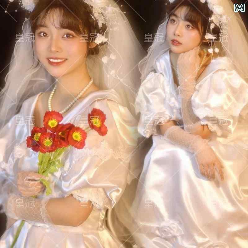 撮影 ドレス 写真 フォト 記念 コスプレ アート 思い出 レトロ 結婚式 フランス 宮殿 軽量 涼しい ウェデング ガール 服|おうち健康生活
