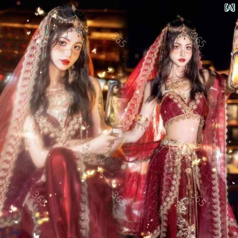 撮影 ドレス 写真 フォト 記念 コスプレ アート 思い出 エキゾチック 西 双 納 敦煌 飛天 旅行 西部 地域 プリンセス
