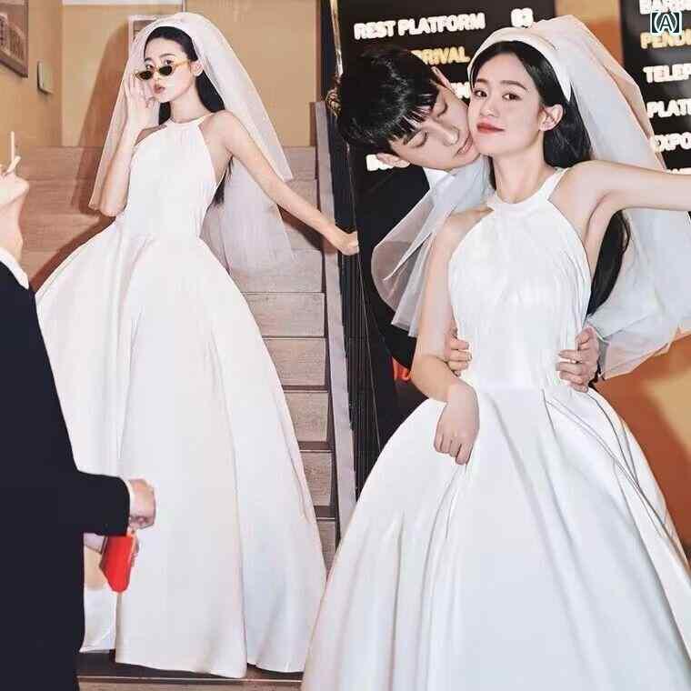 撮影 ドレス 写真 フォト 記念 コスプレ アート 思い出 服 甘くて クール 韓国 カップル ストリート 旅行 結婚式｜おうち健康生活