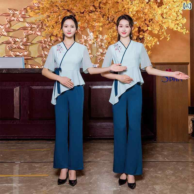 エステ 制服 レディース ユニフォーム 赤ちょうちん かっこ良い 夏 制服 フットスパ 販売店 揉み療治 スパ か細い 仕掛ける エステユニフォーム-ダイエット・健康