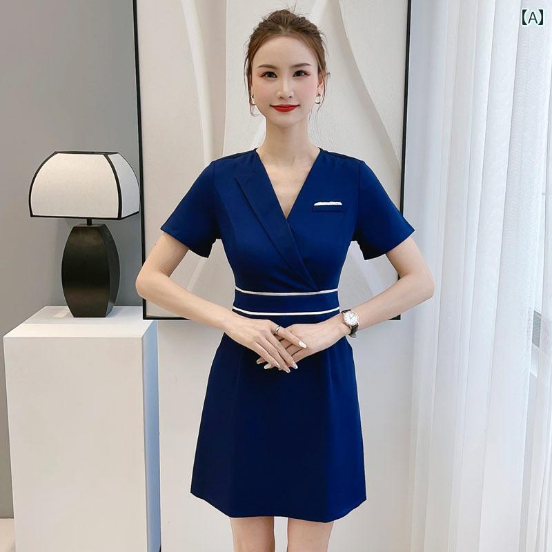 エステ ユニフォーム 制服 サロン スパ マッサージ リラクゼーション エステシャン セラピスト 春秋 レディース フットバス フットセラピー 健康 ショップ マネージャー