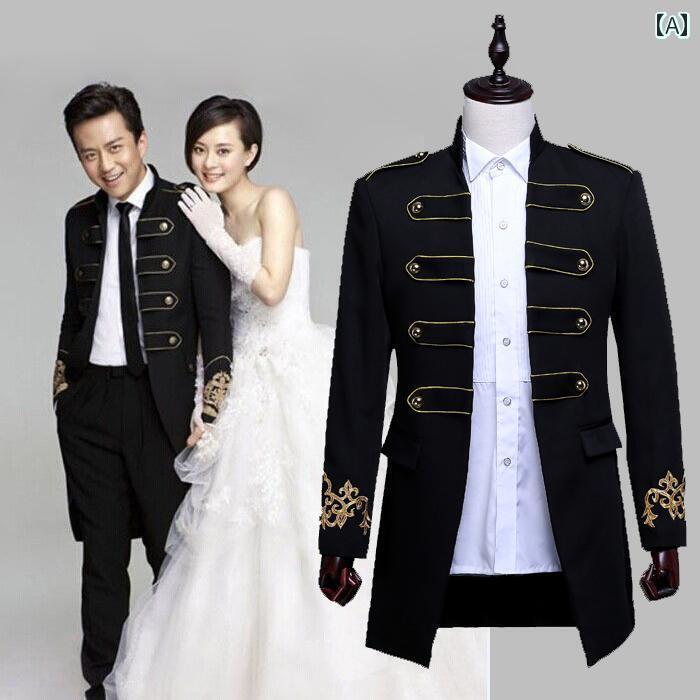 メンズ ミデアム レングス パフォーマンス 服 郎 ベスト 結婚式服 ホスト シンガー ステージ パフォーマンス ウィンドブレーカー デナー パーティー 服