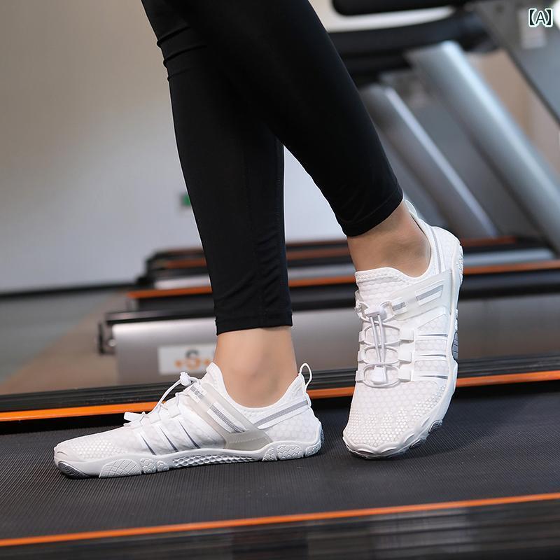 スポーツシューズ メンズ レディース 屋内 フットネス シューズ 滑りにくい フロア ヨガ サイレント スポーツ ウェーデン グ 屋外 ビーチ スイミング 速乾 リバー トレース シューズ