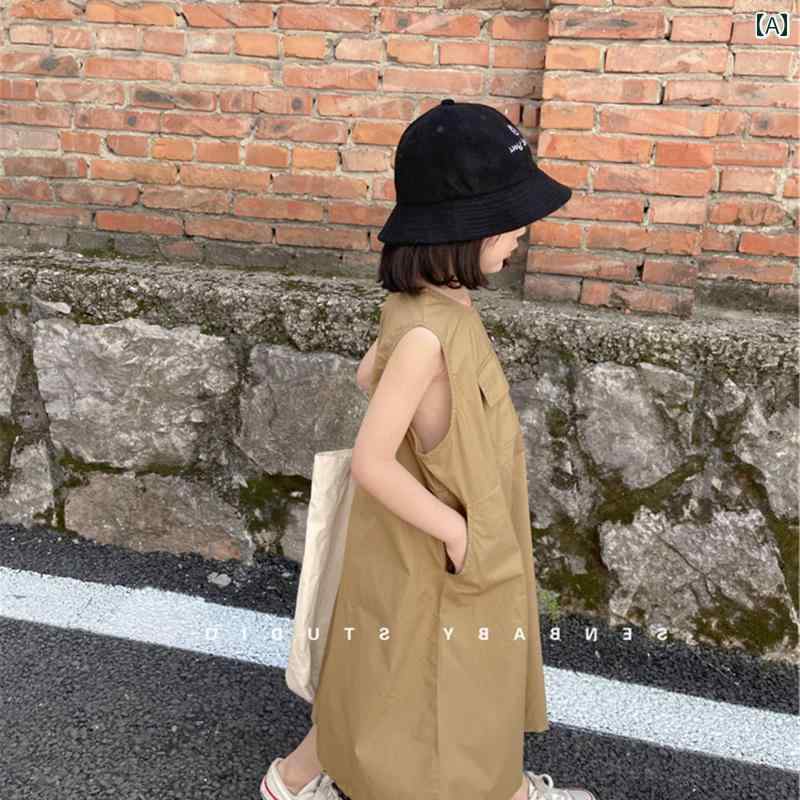 子供服 女の子 キッズ かわいい おしゃれ ノースリーブベスト 夏 韓国 赤ちゃん 夏 カジュアル ファッション プリンセス スカート