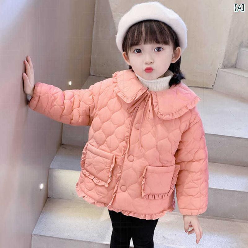 子供服 女の子 キッズ かわいい おしゃれ 綿入り ジャケット 秋冬 綿入り ジャケット 韓国 ベビー 冬 厚手 暖かい 綿入り ジャケット