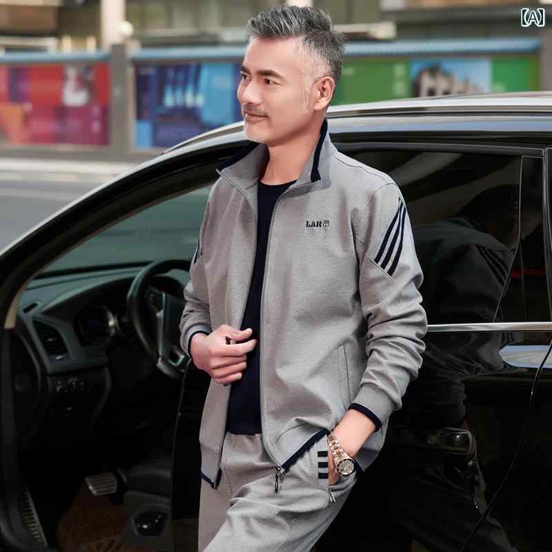 プルオーバー セットアップ メンズ 成人男性用 中高年 40代 50代 御父っつぁん向け スリー天下太平 烏兎 秋冬 心地好い 普段着 御部屋着 伸び伸びする御召しもの 綿混 裏起毛 3点仕掛ける