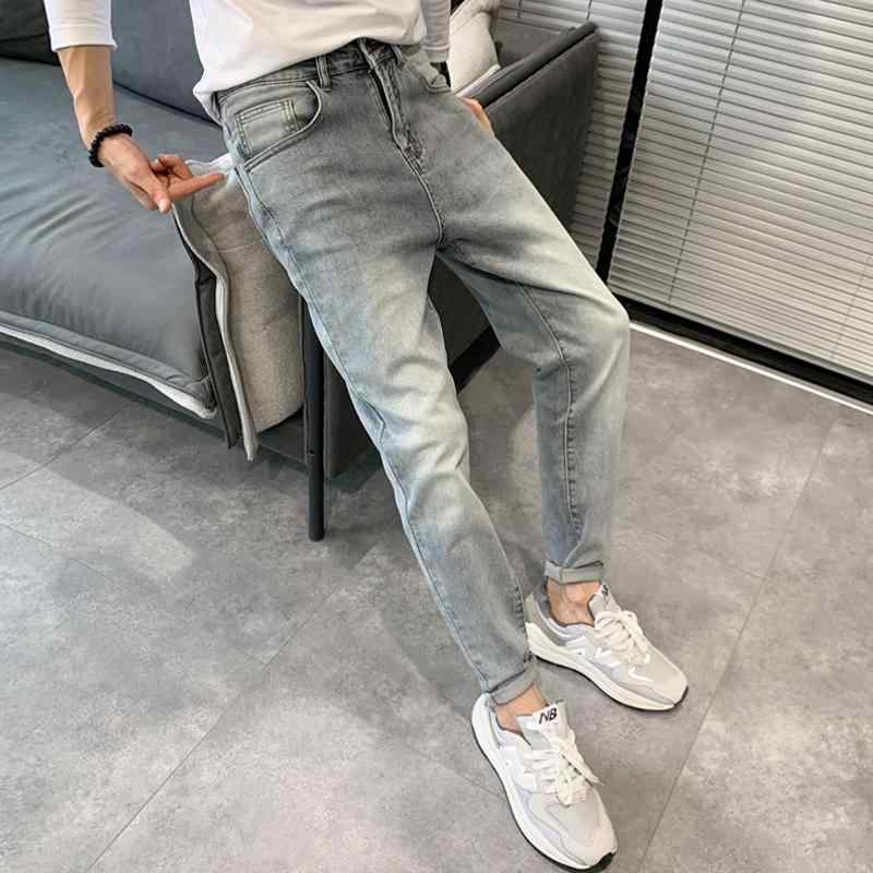 メンズ ファッション カジュアル おしゃれ 軽量 涼しい カラー パンツ ストリート アメリカン レトロ イエロー マッド ジーンズ 夏 薄手 涼しい ストレート レッグ パンツ
