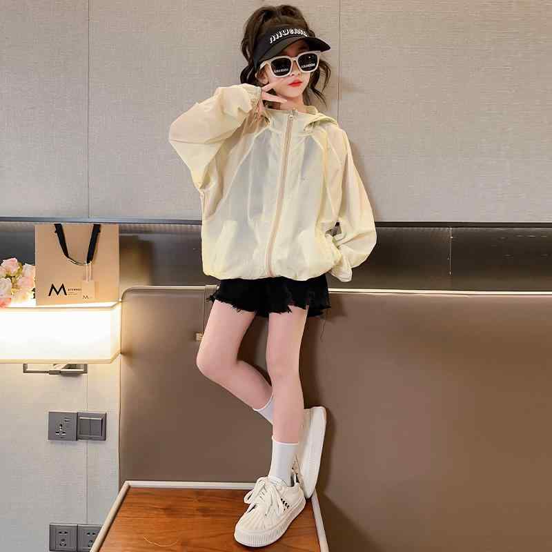 羽織もの キッズ 女の子 おしゃれ ファッション 日焼け防止 服 夏 薄手 涼しい 子供 速乾 通気性 快適 ジャケット UV 日焼け防止 服