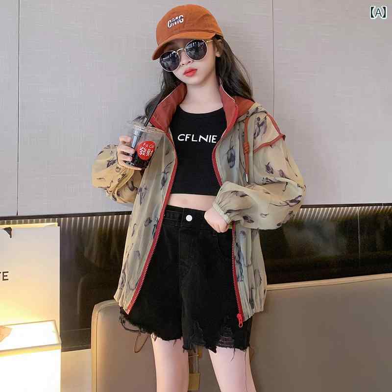 羽織もの キッズ 女の子 おしゃれ ファッション 軽量 涼しい 日焼け防止 服 夏 薄手 涼しい 子供 日焼け防止 服 子供 コート トレンディ