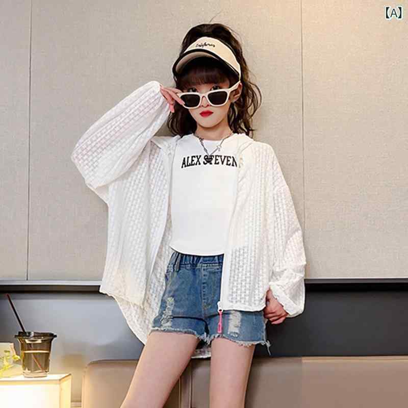 羽織もの キッズ 女の子 おしゃれ ファッション コート 夏 薄手 涼しい 子供 ひんやり 涼しい 快適 日焼け防止 服 子供 薄手 涼しい 日焼け防止 服