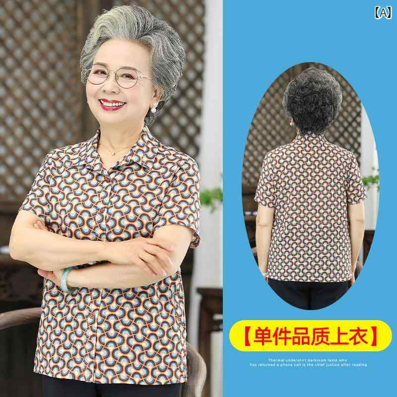 亭主持ち 流行り物 成人女性服 体型覆いかぶせる 窈窕たる 小母さん レディース 夏 半袖 プルオーバー プルオーバー 夏 衿
