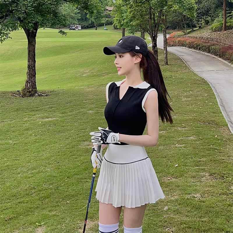 楽天市場】ゴルフウェア レディース おしゃれ 服 韓国 ピンク