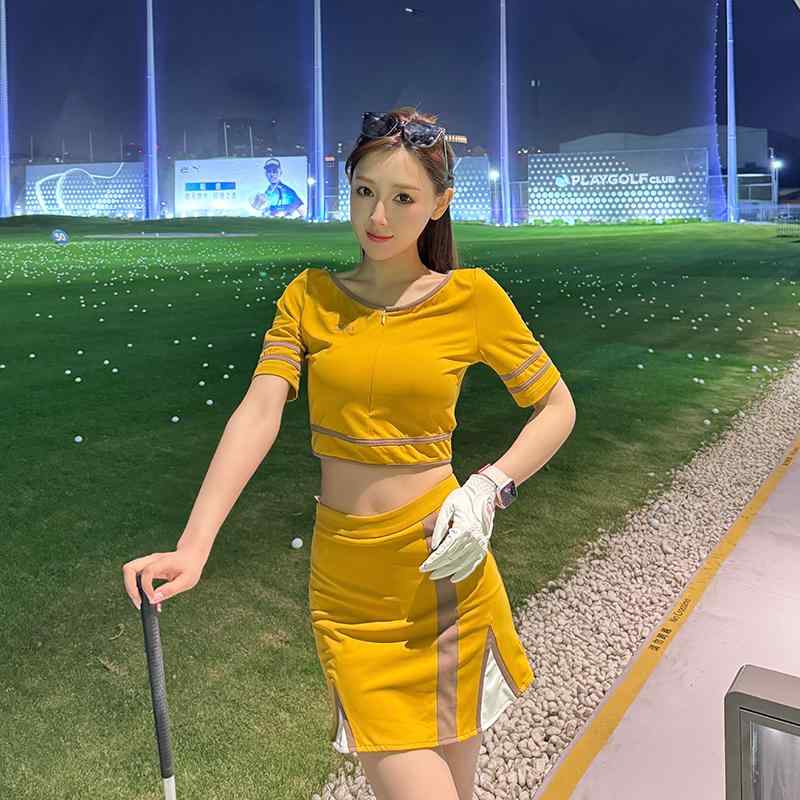 ゴルフウェア レディース おしゃれ 夏 ストレッチ 速乾 トップス 露出 防止 スカート パンツ スポーツ セットアップ
