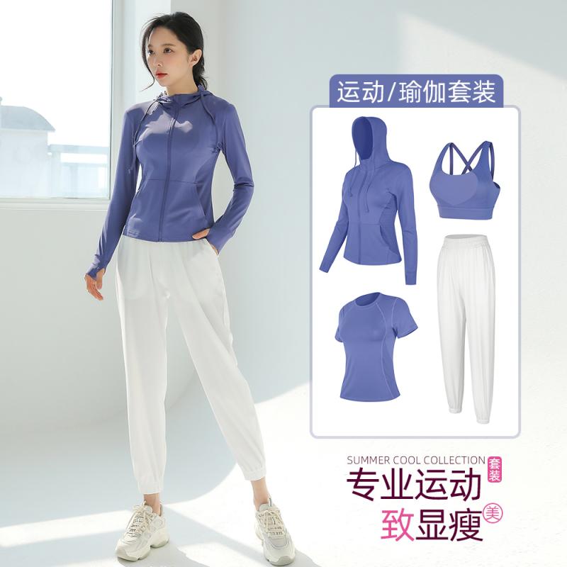 運動競技お召しもの レディース 今めかしい 填まるネス 体育館 アウトドア 運動すること 春夏 セットアップ 室外 朝 駈けっくら 服 通気性 好いたらしい 服 速乾 服