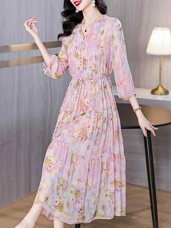 成人女性服 衣装 御召しもの 窈窕たる 今めかしい レディース 夏 凝った 花柄 ロング スコート フランス共和国 愛想のいい スコート
