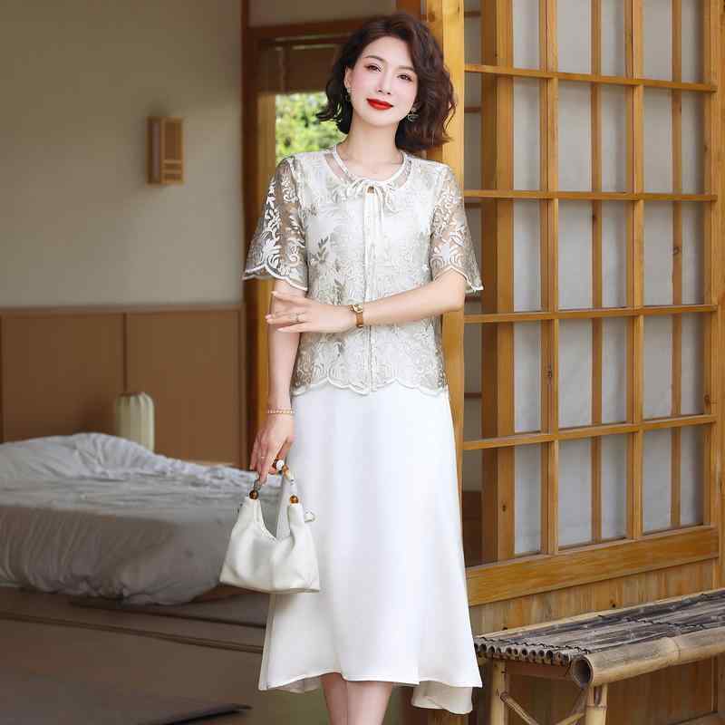 婦人服 ワンピース ドレス 上品 おしゃれ レディース 夏 スーツ 洋風 夏 ショート シフォン ロング スカート 7,034円