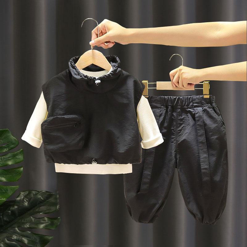 セットアップ キッズ カジュアル おしゃれ 男の子 春秋 セット 子供 春 ベビー 韓国 3点 セット 子供 トレンド