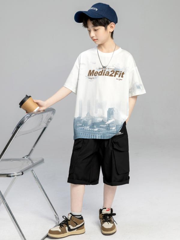 キッズ ファッション トップス 男の子 カジュアル おしゃれ 夏 服 スポーツ 半袖