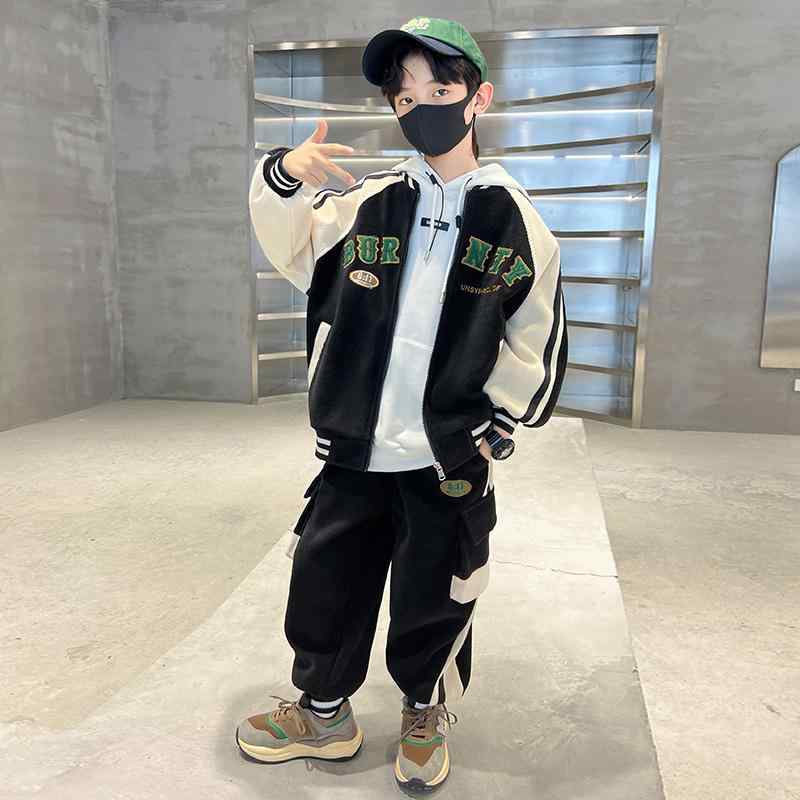 男の子 ファッション ボーイズ 子供 おしゃれ 秋 セットアップ 春秋 少年 野球 ユニフォーム 秋