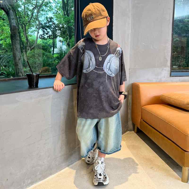 キッズ ファッション トップス 男の子 カジュアル おしゃれ 夏 半袖 服