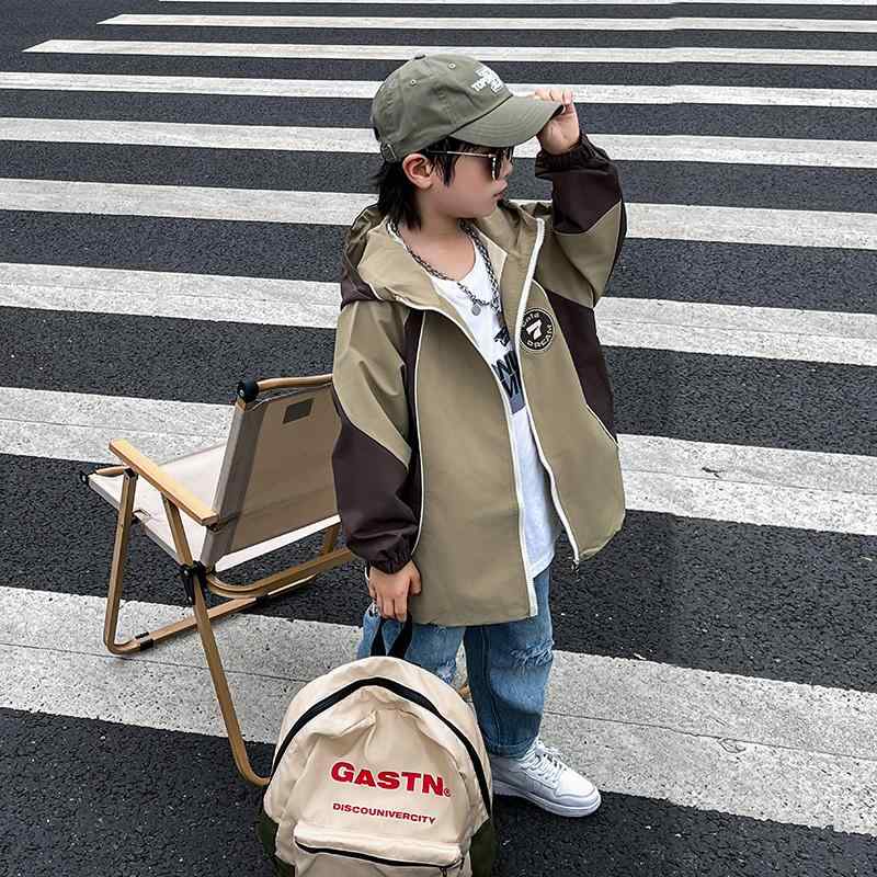 アウター 男の子 ジャケット ジャンパー おしゃれ 秋 子供 春秋 秋 フード トップス