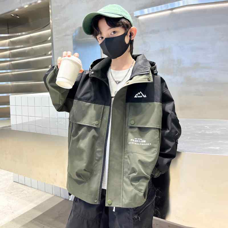 アウター 男の子 ジャケット ジャンパー おしゃれ ボーイズ 春 トップス 春秋 子供 ボーイズ 韓国