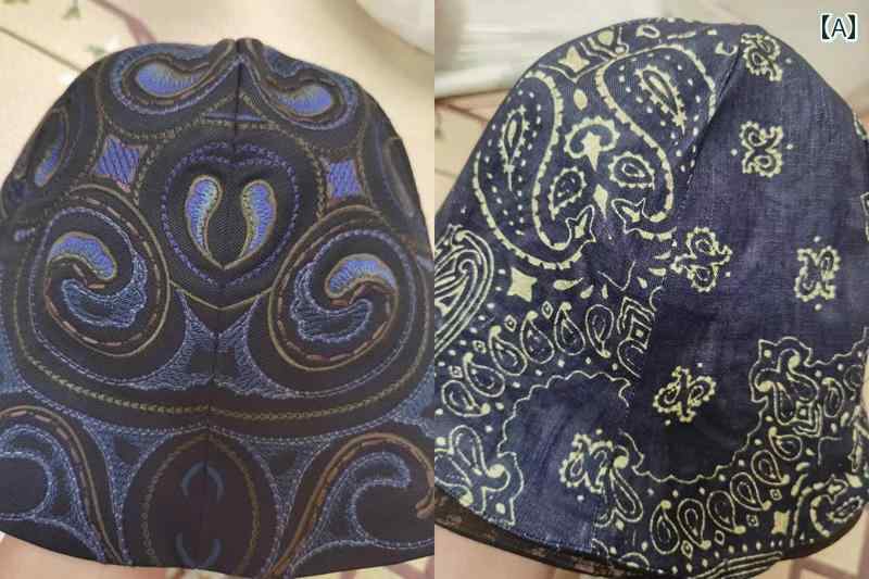 帽子 レディース レトロ エスニック リネン フル 刺繍 レジャー 旅行 ドーム 日焼け防止|おうち健康生活
