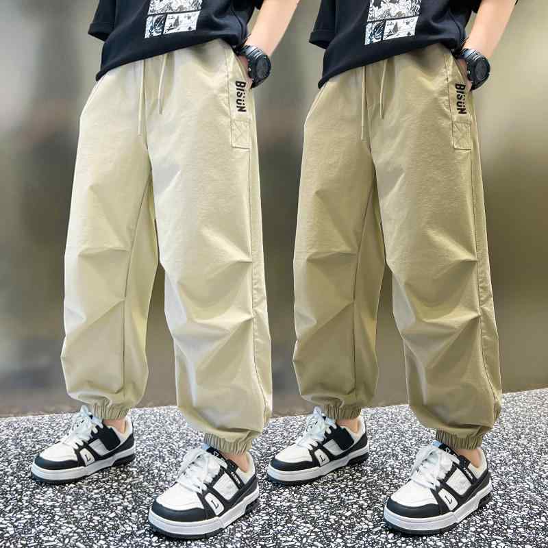 キッズ 男の子 ズボン パンツ 夏 ファッション カジュアル 薄手 涼しい 子供 速乾 防蚊 虫よけ