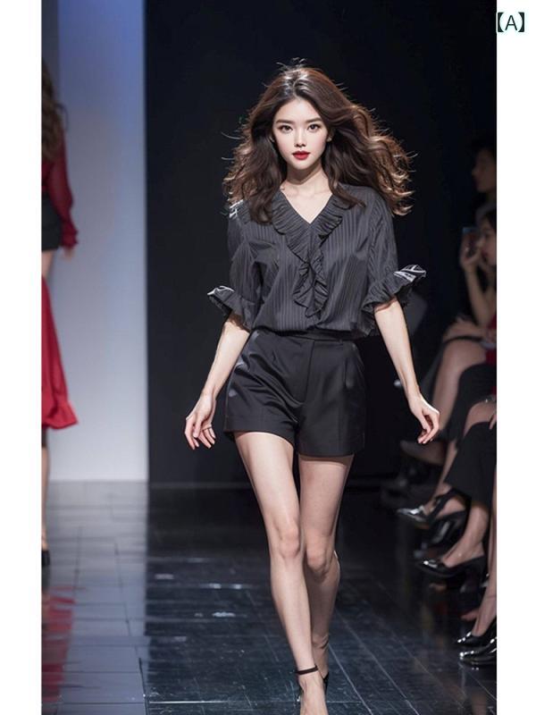 レディース ファッション 夏 服 おしゃれ スタイリッシュ セットアップ 揃って 美しい セットアップ 服