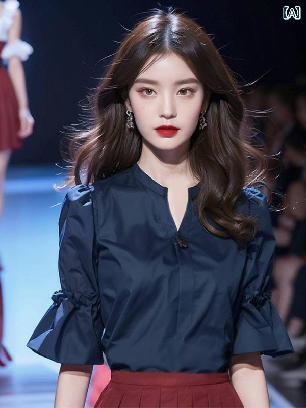 レディース ファッション 夏 シック 美しい トップスス 美しい トップスス