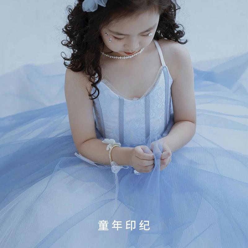 女子 ドレス かわいい 少女 ピアノ 発表会 プリンセス 誕生日 ふわふわ ガーゼ フラワーガール 結婚式 小さめ 演奏 秋｜おうち健康生活