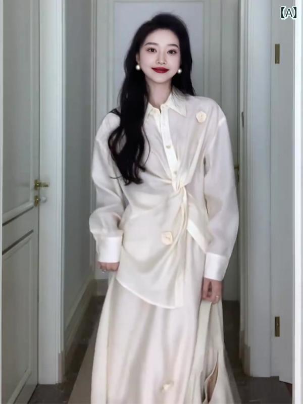 レディース 流行り物 早春 韓国 御召しもの 仕掛ける 小さめ 御召しもの プルオーバー セットアップ トップスス