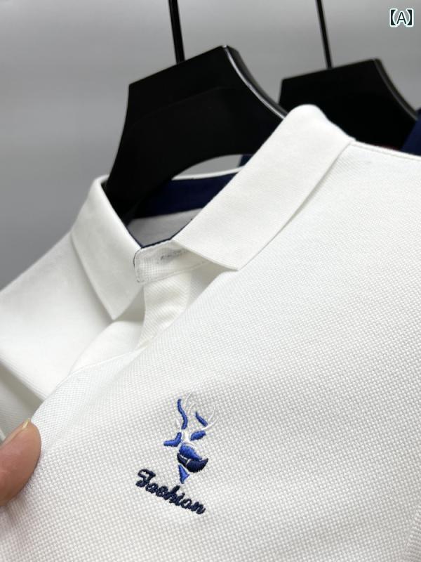 ポロシャツ メンズ 長袖 カジュアル おしゃれ ピケ コットン Tシャツ 春秋 トレンド 刺繍 トップス｜おうち健康生活 18,160円