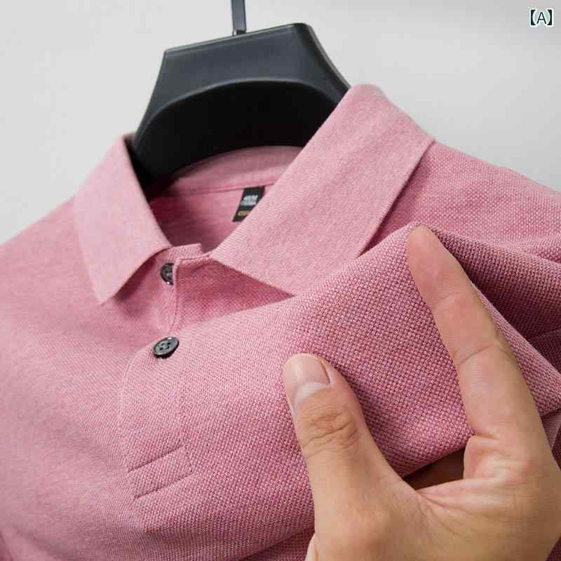 ポロシャツ メンズ 長袖 カジュアル おしゃれ 綿 ビジネス 無地 シンプル 春秋 Tシャツ トレンド トップス|おうち健康生活