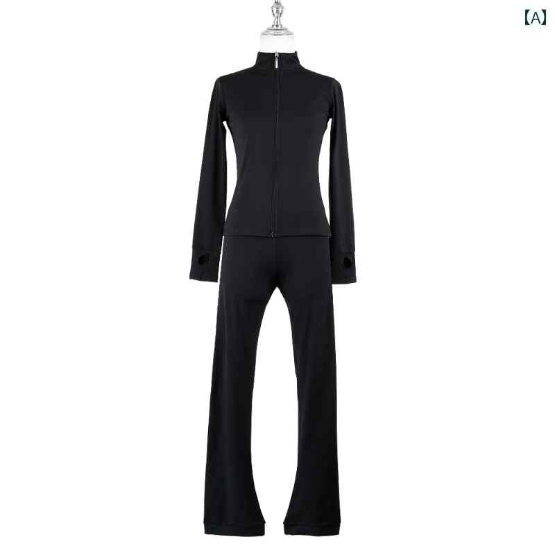 フィギュア スケート トレーニング 練習着 服 子供 スケート 服高 ストレッチ トップスス ジャケット 女子 女子 大人 パンツ スーツ｜おうち健康生活