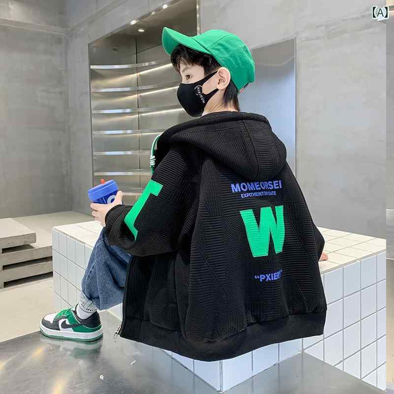 アウター 男の子 おしゃれ カジュアル キッズ 秋 ジャケット 春秋 薄手 涼しい 涼しい 涼しい 韓国 トップス トレンディ
