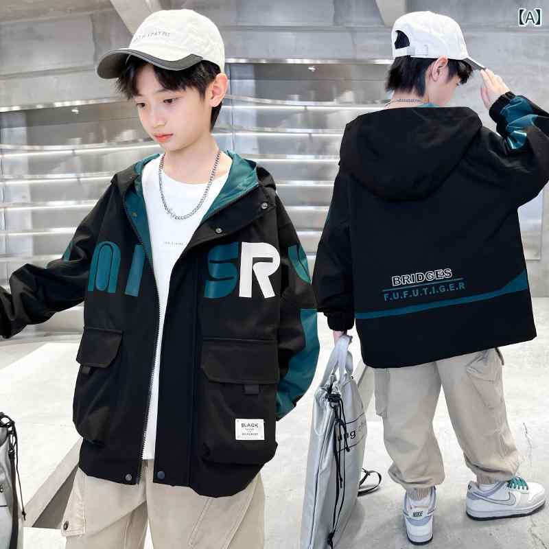 アウター 男の子 おしゃれ カジュアル キッズ ジャケット 秋 大きめ 秋 スポーツ スポーツ パフ トレンディ