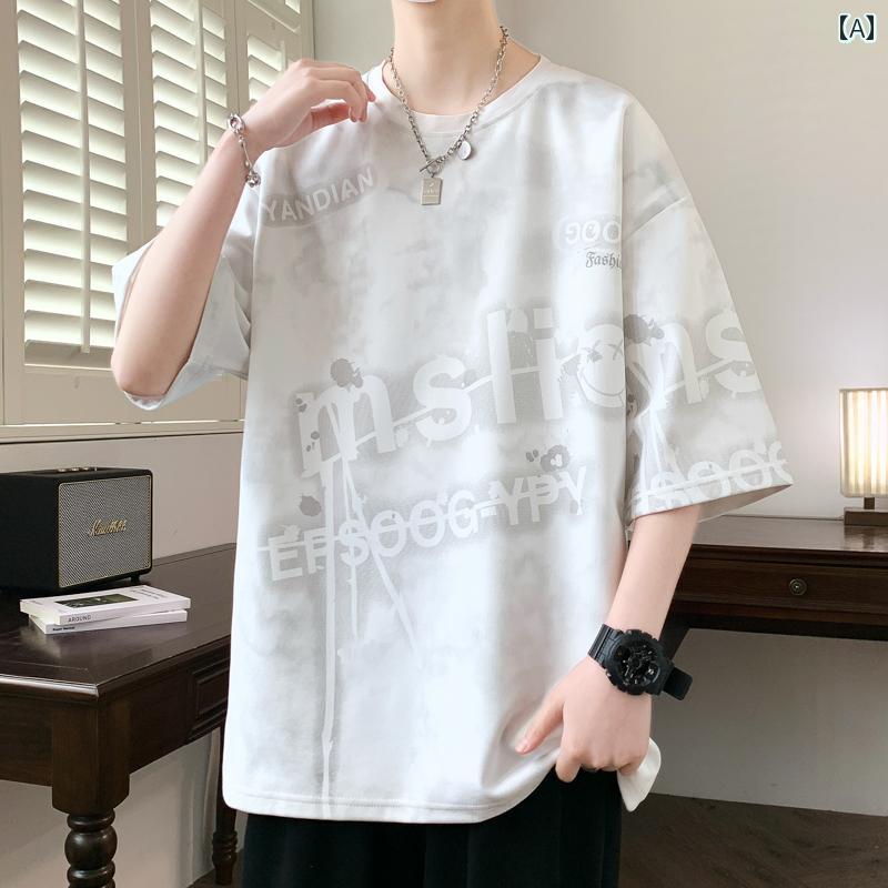 男の子 ファッション ボーイズ 子供 夏 おしゃれ カジュアル ひんやり 涼しい 快適 半袖 Tシャツ 12歳 15歳 学生 13歳 14歳 ティーンエイジャー 大きめ 上着