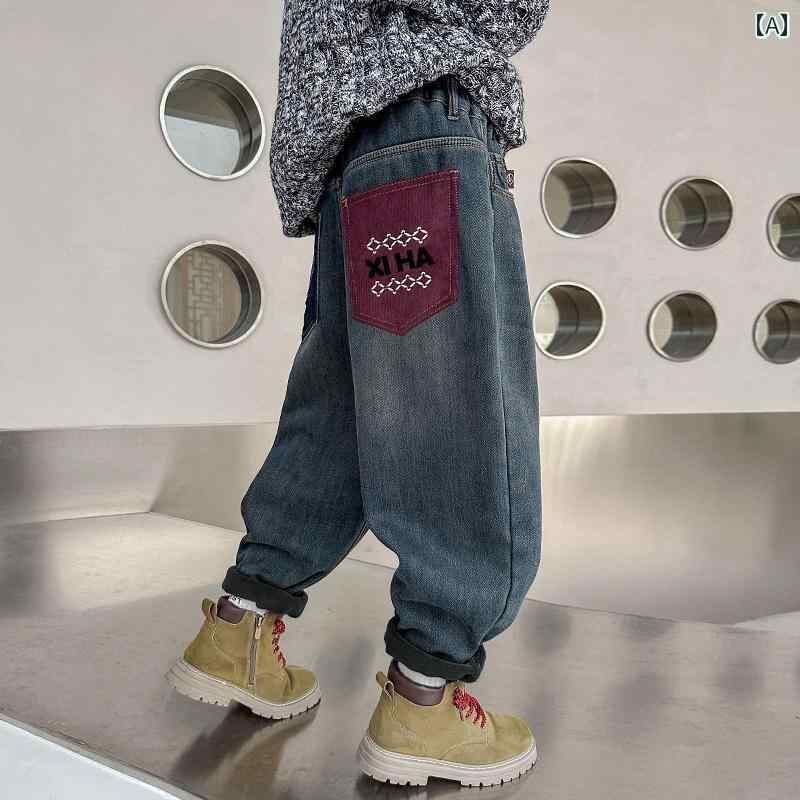 子供服 男の子ズボン キッズ ファッション カジュアル パンツ おしゃれ 春秋 ジーンズ